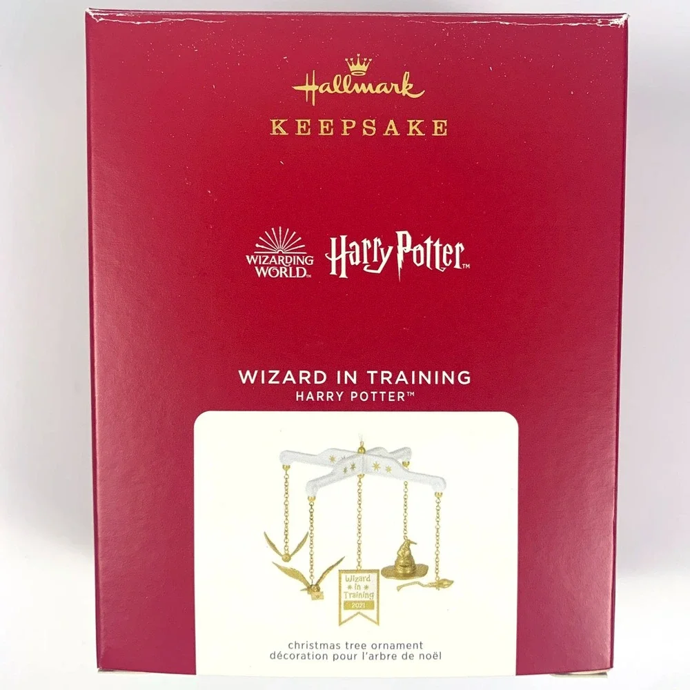 Hallmark Keepsake Ornament Harry Potter Wizard in Training Snitch Hedwig Sorting